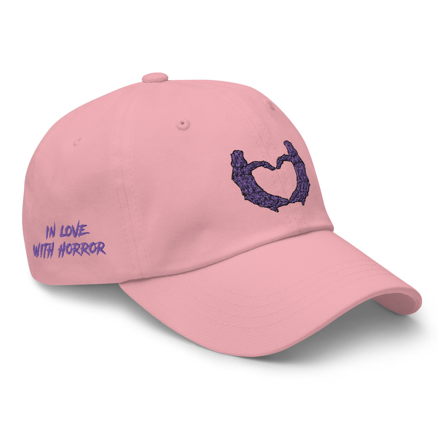 In Love With Horror Dad Hat (stacked name)